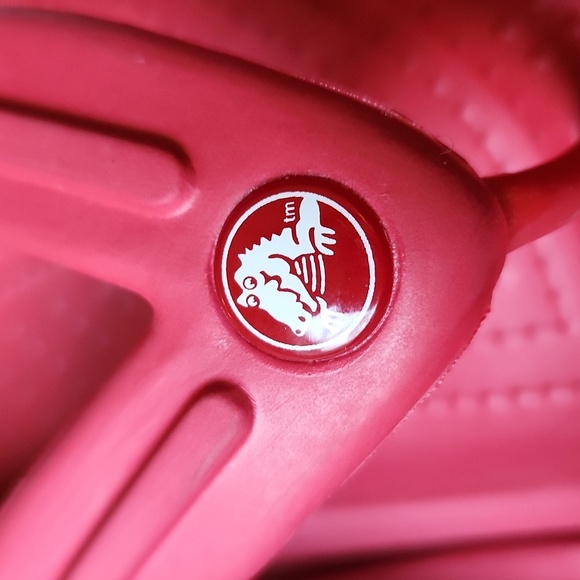 Crocs Crocband Mens Flip Flops Red Shoes Size 12 - Picture 14 of 15